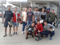 I giovani dell Asd Mantoracin team si sfidano coi kart a Pomposa... 