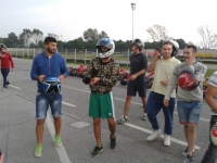 I giovani dell Asd Mantoracin team si sfidano coi kart a Pomposa... 