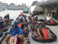 I giovani dell Asd Mantoracin team si sfidano coi kart a Pomposa... 